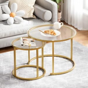 the aboxoo Nesting Coffee Table Set